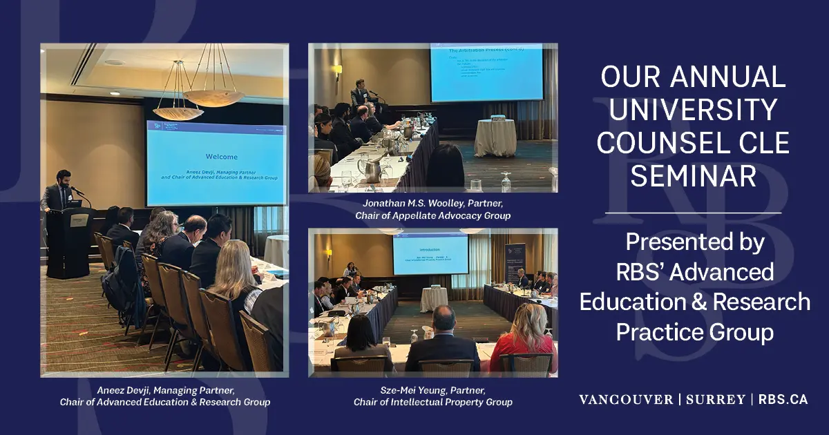 Our Advanced Education Lawyers Host the 11th Annual University Counsel CLE Seminar